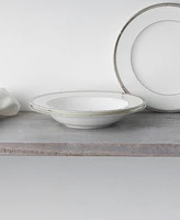Noritake Rochelle Platinum Set of 4 Soup Bowls, Service For 4