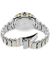 Seiko Men's Chronograph Coutura Solar Two Tone Stainless Steel Bracelet Watch 46mm