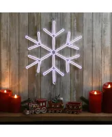 National Tree Company 18" Neon Style Lighted Snowflake Decoration