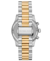 Michael Kors Women's Lexington Chronograph Two-Tone Stainless Steel Bracelet Watch 38mm - Two