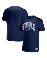 Men's Nfl X Staple Navy Dallas Cowboys Lockup Logo Short Sleeve T-shirt