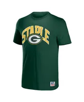 Men's Nfl X Staple Hunter Green Bay Packers Lockup Logo Short Sleeve T-shirt