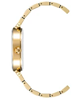 Anne Klein Women's Three-Hand Quartz Considered Green and Gold-Tone Ceramic Bracelet Watch, 33mm