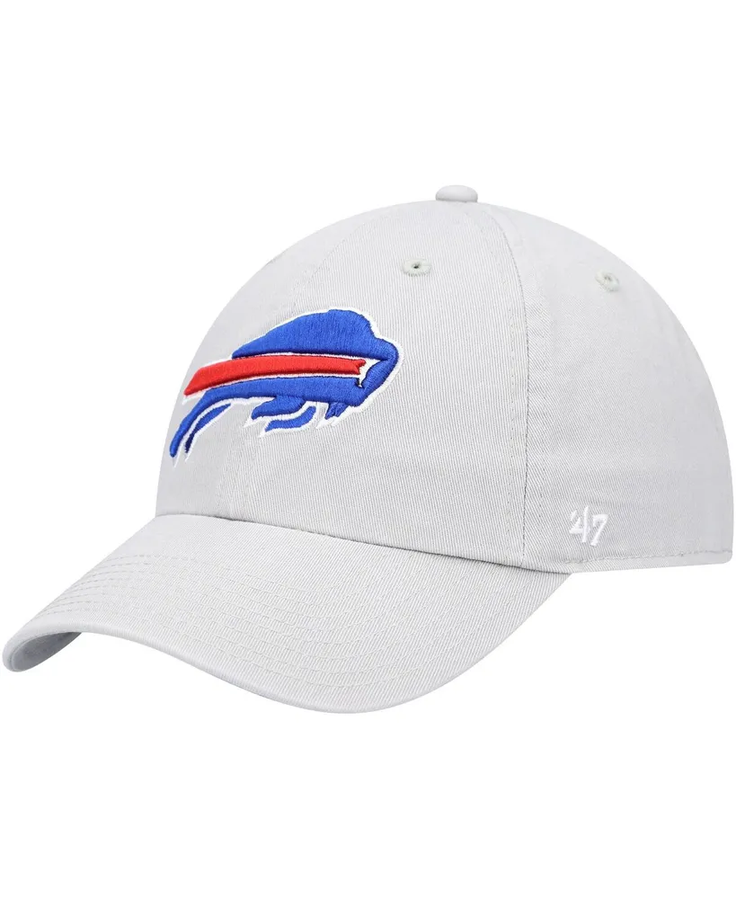 Men's '47 Gray Buffalo Bills Clean Up Adjustable Hat