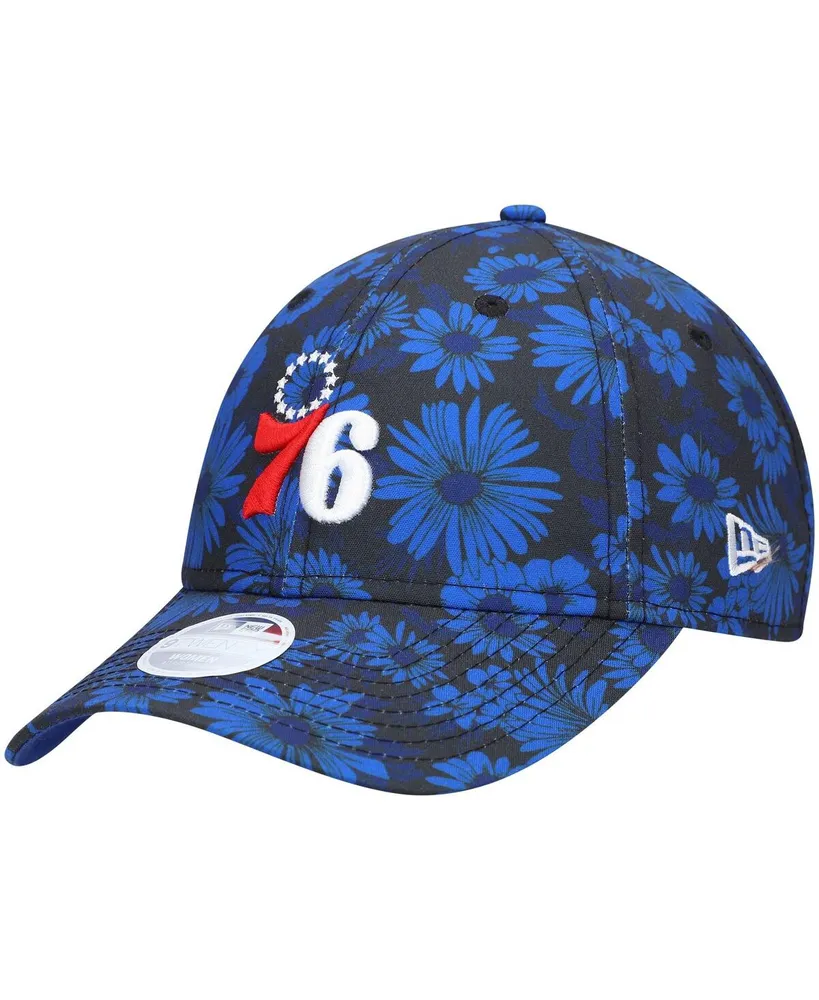 Women's New Era Royal Philadelphia 76ers Blossom 2.0 9TWENTY Adjustable Hat