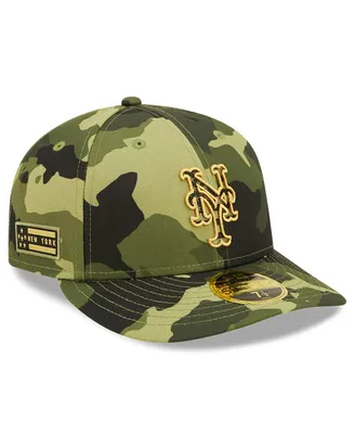 Men's New Era Camo New York Mets 2022 Armed Forces Day On-Field Low Profile 59FIFTY Hat