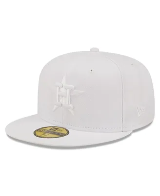 Men's New Era Houston Astros White on 59FIFTY Fitted Hat