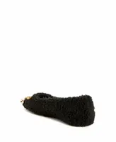 Katy Perry Women's The Evie Fuzzy Square Toe Flats