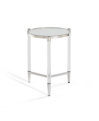 Marilyn 24" Stainless Steel End Table