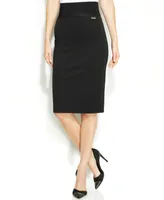 Calvin Klein High Waist Power Stretch Pencil Skirt