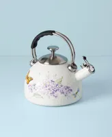 Lenox Butterfly Meadow Enameled Kitchen Tea Kettle