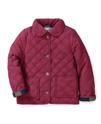 Hope & Henry Girls Quilted Barn Jacket