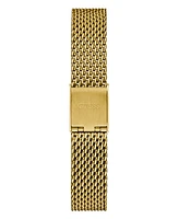 Guess Women's Gold-Tone Mesh Bracelet Watch 25mm - Gold