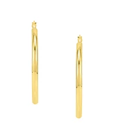 Giani Bernini Polished Tube Medium Hoop Earrings, 40mm, Created for Macy's