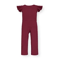 Hope & Henry Baby Girls Rib Knit Jumpsuit