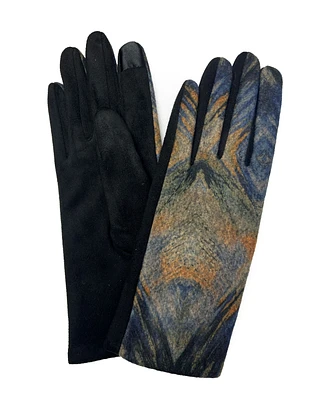 Marcus Adler Women's Abstract Print Jersey Touchscreen Glove