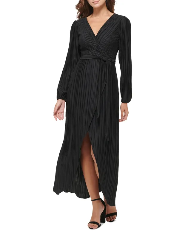 guess v neck asymmetrical dress Katie Draped V-Neck Asymmetrical Hem Dress by Jewel Badgley Mischka