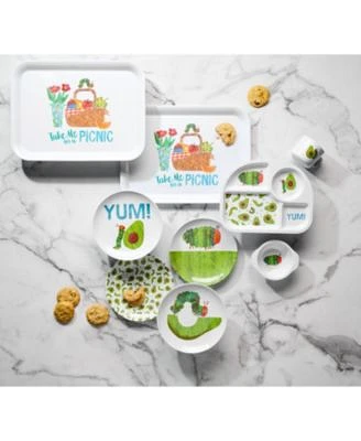 Godinger The World Of Eric Carle The Very Hungry Caterpillar Avocado Kids Melamine Collection