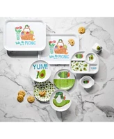 Godinger The World Of Eric Carle The Very Hungry Caterpillar Avocado Kids Melamine Collection