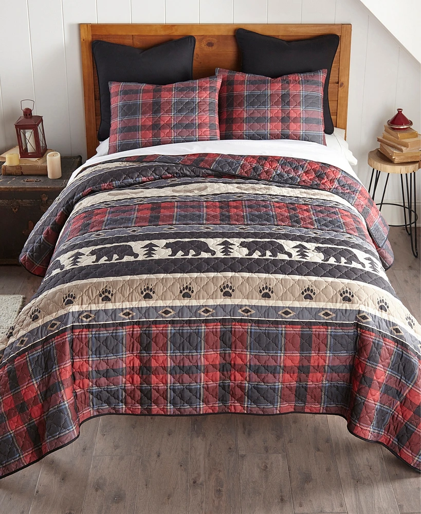 Donna Sharp Canoe Trip 4 Piece Quilt Set, King