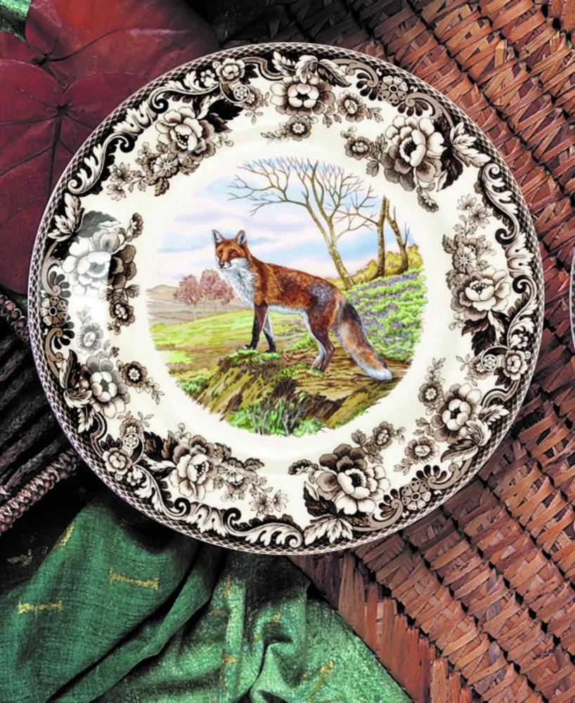 Spode Woodland Red Fox Dinner Plate
