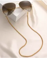 Ettika Women's 18k Gold Plated Linked Up Glasses Chain - Gold