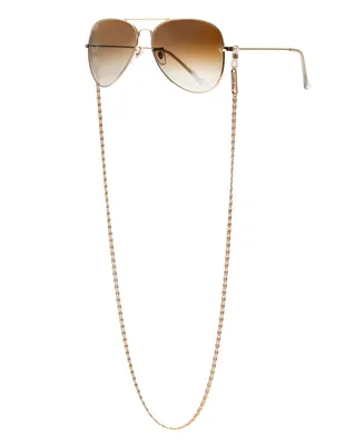 Ettika Women's 18k Gold Plated Level Up Glasses Chain - Gold