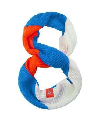 Women's Oklahoma City Thunder Color Block Knit Infinity Scarf