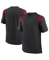 Men's Nike Black Arizona Cardinals Sideline Tonal Logo Performance Player T-shirt