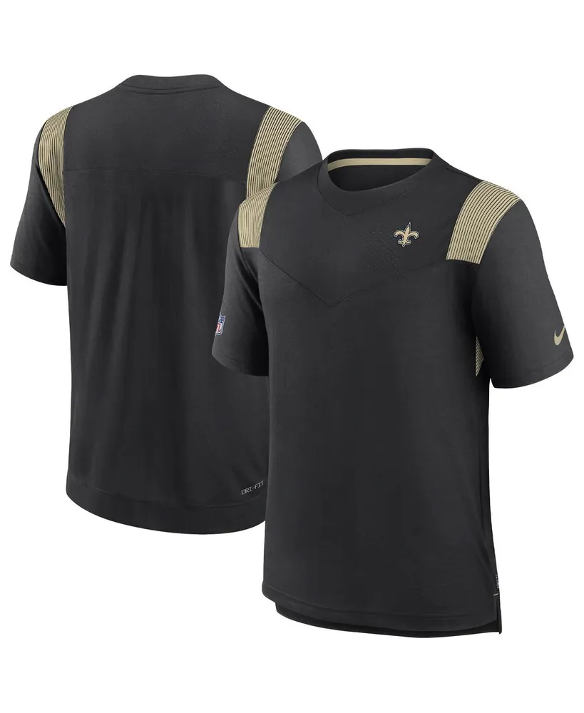 Men's Nike Black New Orleans Saints Sideline Tonal Logo Performance Player T-shirt