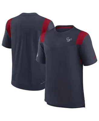 Men's Nike Navy Houston Texans Sideline Tonal Logo Performance Player T-shirt
