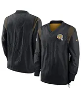 Men's Nike Black New Orleans Saints Sideline Team Id Reversible Pullover Windshirt