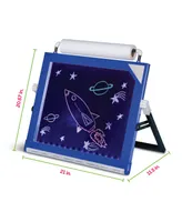 Geoffrey's Toy Box Kid's Art Tabletop 3 in 1 Led Easel Set, Created for Macy's