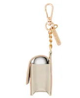 Anne Klein Women's Blush Pink and Beige Faux Leather Holder with Rose Gold-Tone Alloy