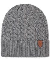 Coach Men's Cable-Cuff Logo Patch Beanie