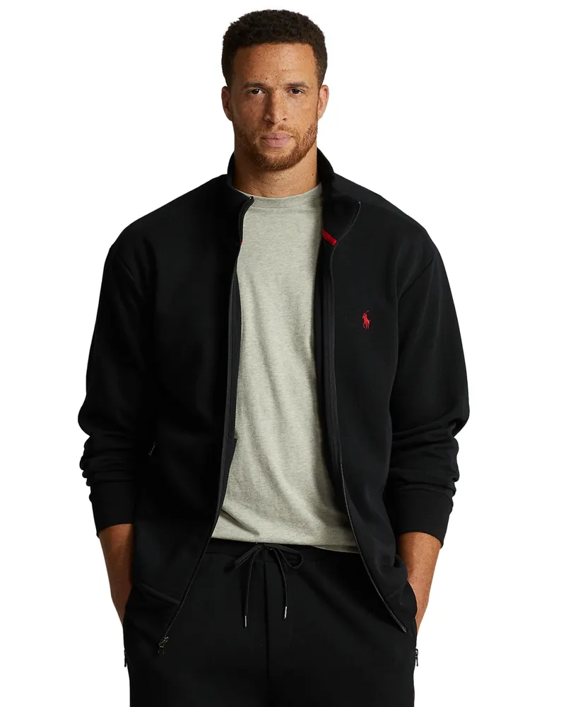 Polo Ralph Lauren Men's Big & Tall Double-Knit Track Jacket