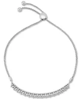 Forever Grown Diamonds Lab-Created Diamond Bolo Bracelet (1/3 ct. t.w.) in Sterling Silver