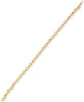 Esquire Men's Jewelry Cable Link Chain Bracelet, Created for Macy's