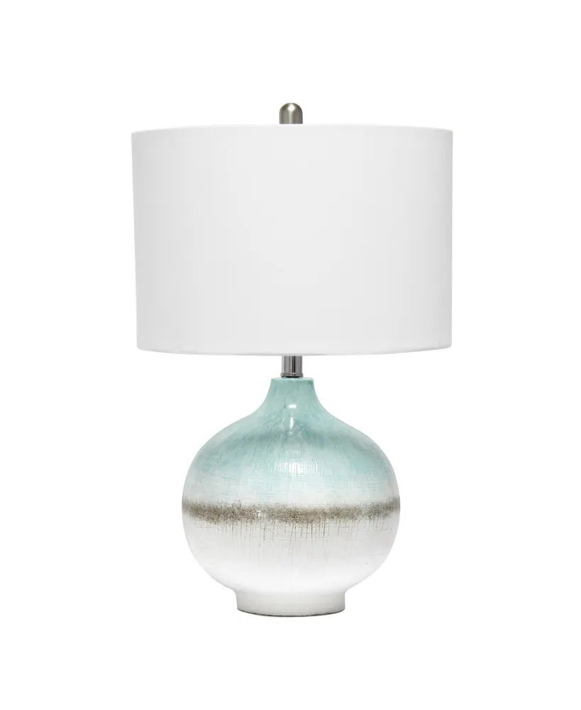 Lalia Home Bayside Horizon Table Lamp with Fabric Shade