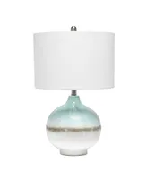 Lalia Home Bayside Horizon Table Lamp with Fabric Shade