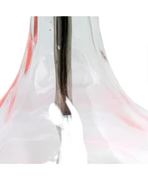 Lalia Home Rippled Table Lamp with Fabric Shade