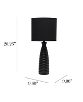 Simple Designs Alsace Bottle Table Lamp