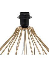 Simple Designs Geometrically Wired Table Lamp
