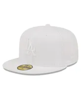 Men's New Era Los Angeles Dodgers White on 59FIFTY Fitted Hat