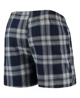 Men's Concepts Sport Navy, Gray New York Yankees Takeaway Flannel Boxers