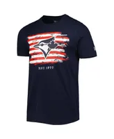 Men's New Era Navy Toronto Blue Jays 4th of July Jersey T-shirt