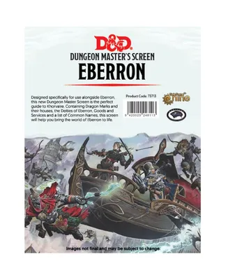 D D Eberron Dungeon Master's Screen Tabletop Rpg Dm Screen Dungeons Dragons