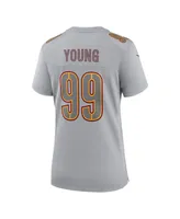 Women's Nike Chase Young Gray Washington Commanders Atmosphere Fashion Game Jersey