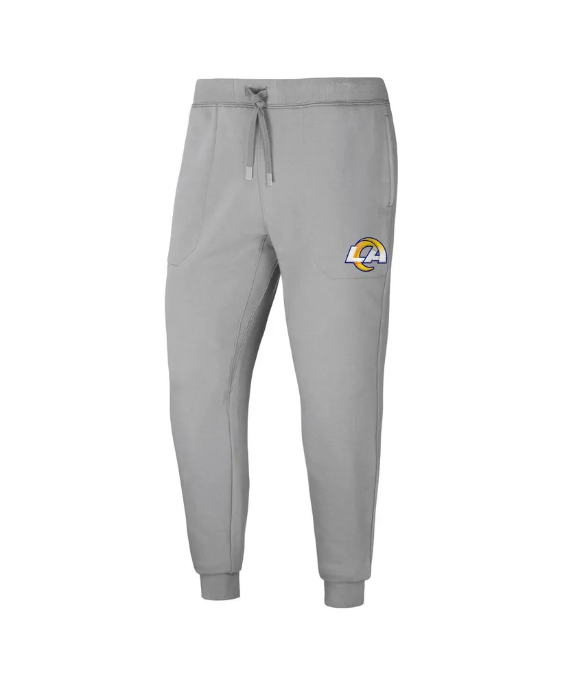 Men's Nfl x Darius Rucker Collection by Fanatics Gray Los Angeles Rams Fleece Jogger Pants