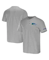 Men's Nfl x Darius Rucker Collection by Fanatics Heather Gray Seattle Seahawks Henley T-shirt